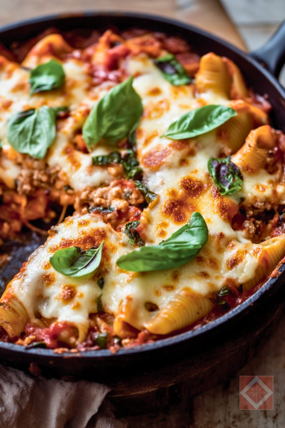 Cheesy Spinach & Pasta Shells for Easy Dinner Nights 4 Cheesy Spinach & Pasta Shells for Easy Dinner Nights - Spinach and Pasta Shells pin 3 midia