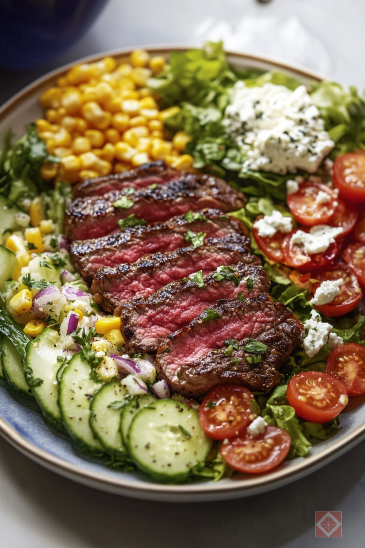 This Steak Cobb Salad Is So Good, You’ll Plan to Have Leftovers 4 This Steak Cobb Salad Is So Good, You’ll Plan to Have Leftovers - Steak Cobb Salad pin 2 midia