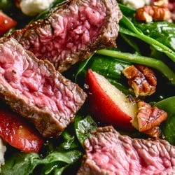 Best Steak Tips with Wilted Spinach, Gorgonzola & Apple Salad One-Pot Recipe 4 Best Steak Tips with Wilted Spinach, Gorgonzola & Apple Salad One-Pot Recipe - Steak Tips with Wilted Spinach Gorgonzola and Apple Salad midia
