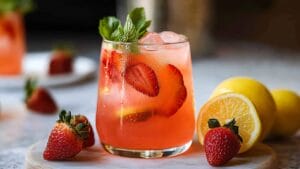 Simple Strawberry Lemonade Juicing Recipe 1 Simple Strawberry Lemonade Juicing Recipe - Strawberry Lemonade Juice midia