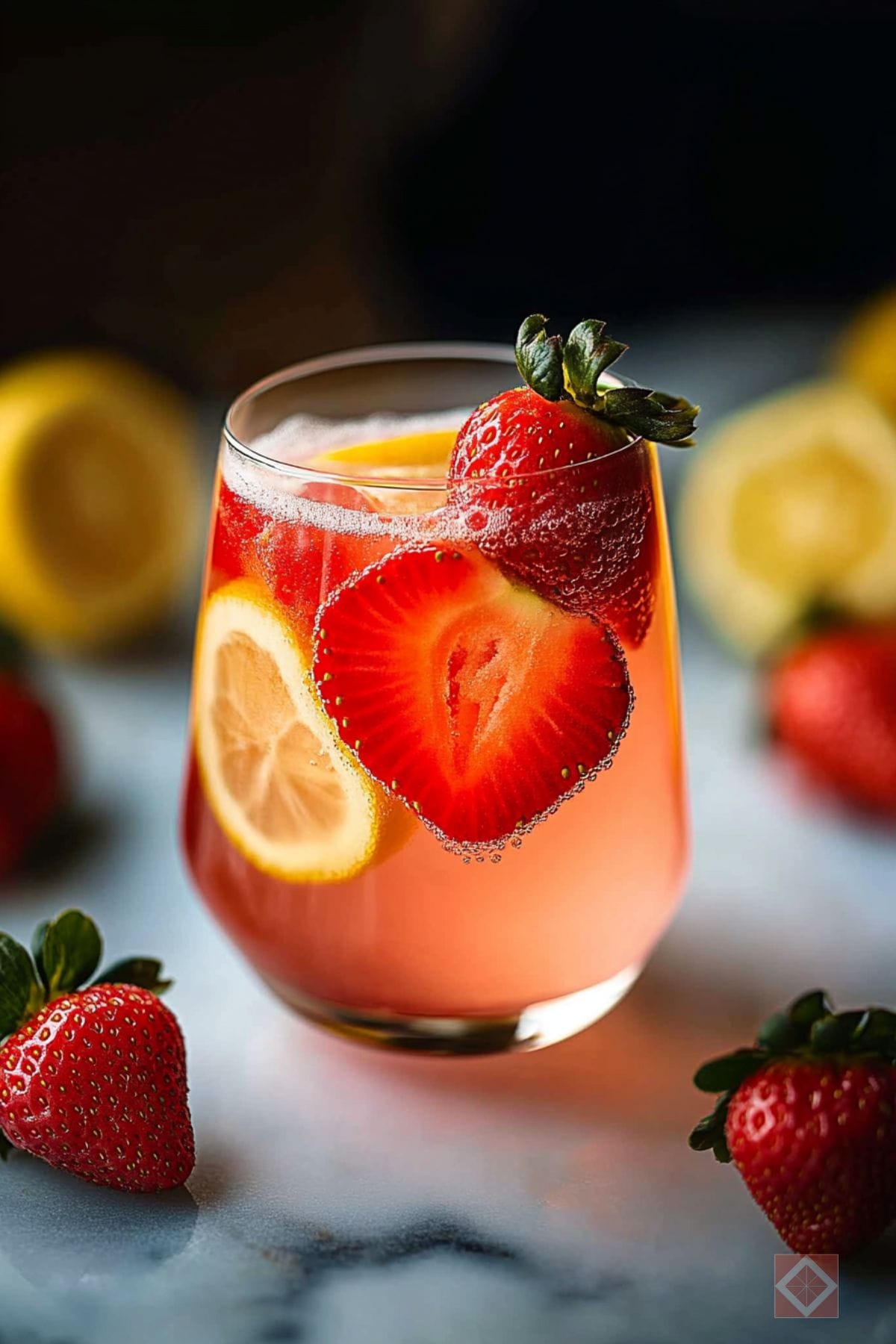 Simple Strawberry Lemonade Juicing Recipe 2 Simple Strawberry Lemonade Juicing Recipe - Strawberry Lemonade Juice pin 1 midia