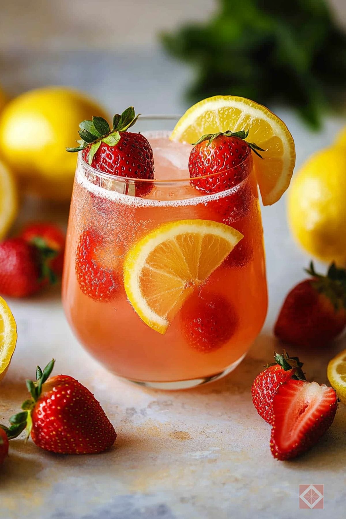 Simple Strawberry Lemonade Juicing Recipe 4 Simple Strawberry Lemonade Juicing Recipe - Strawberry Lemonade Juice pin 2 midia