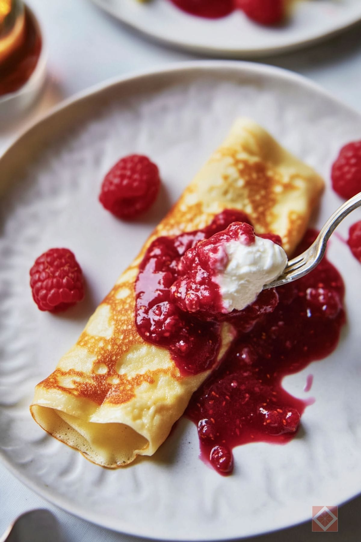 How to Make Sweet Cheese Crepes with Raspberry Sauce 4 How to Make Sweet Cheese Crepes with Raspberry Sauce - Sweet Cheese Crepes with Raspberry Sauce pin 1 midia