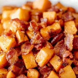 Quick & Easy Sweet Potato Hash Recipe with Bacon 5 Quick & Easy Sweet Potato Hash Recipe with Bacon - Sweet Potato Hash with Bacon midia