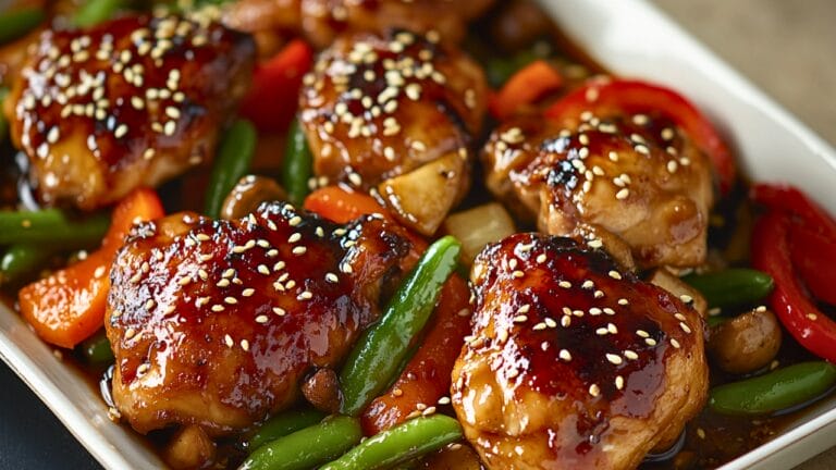 Simple Teriyaki Chicken Thighs with Sesame Vegies One-Pot Recipe 1 Simple Teriyaki Chicken Thighs with Sesame Vegies One-Pot Recipe - Teriyaki Chicken Thighs with Sesame Veggies midia