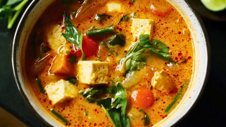 Thai Red Curry with Tofu & Fresh Vegetables 6 Thai Red Curry with Tofu & Fresh Vegetables - Thai Red Curry midia