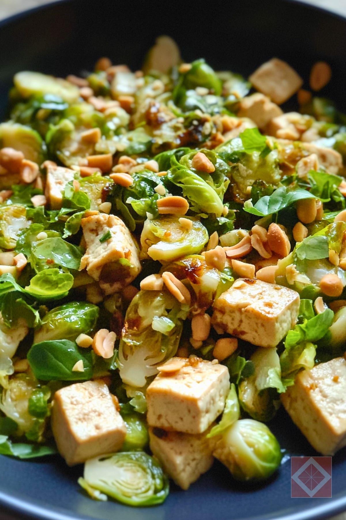 Thai-Style Tofu: A Fresh Twist on Dinner Favorites 5 Thai-Style Tofu: A Fresh Twist on Dinner Favorites - Thai Style Shredded Tofu with Brussels Sprouts pin 3 midia