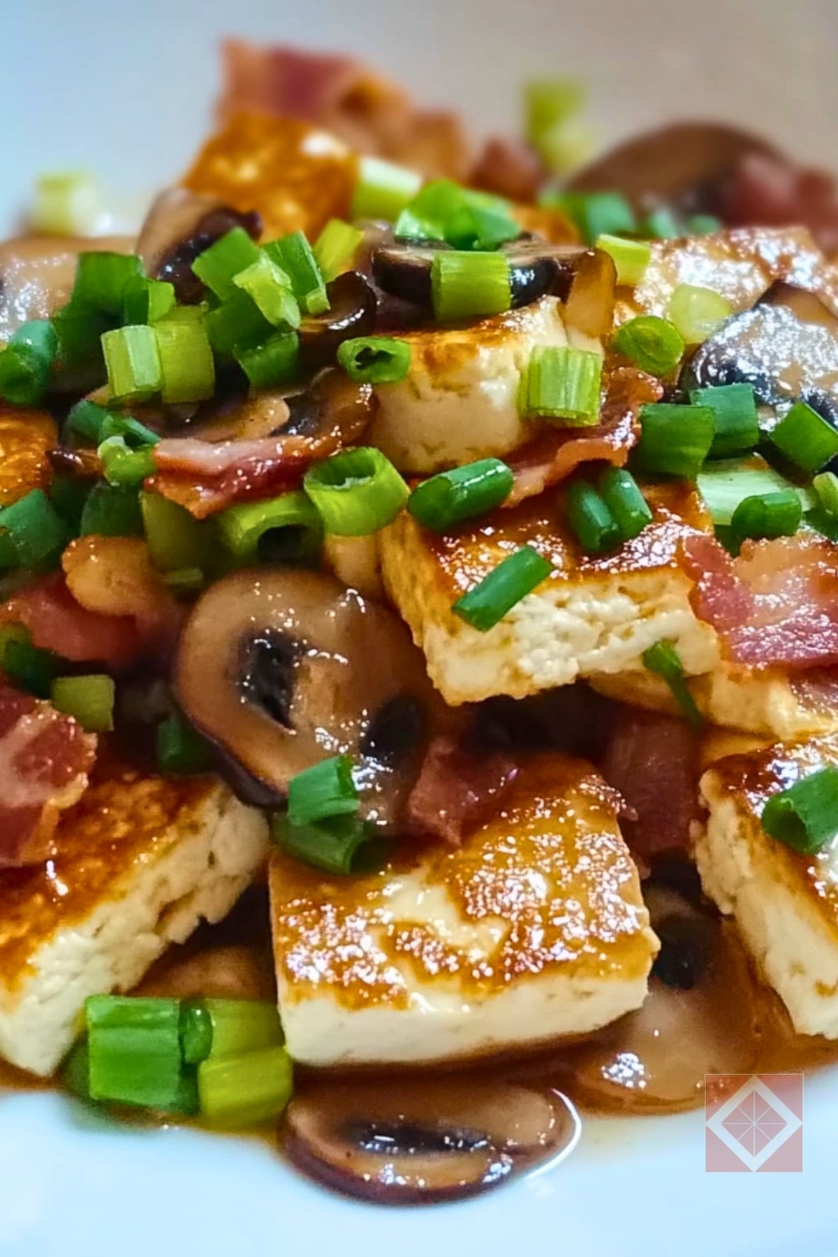 15 Irresistible Tofu Dinner Recipes You Need to Try 14 15 Irresistible Tofu Dinner Recipes You Need to Try - Tofu Bacon Dinner pin 1 midia