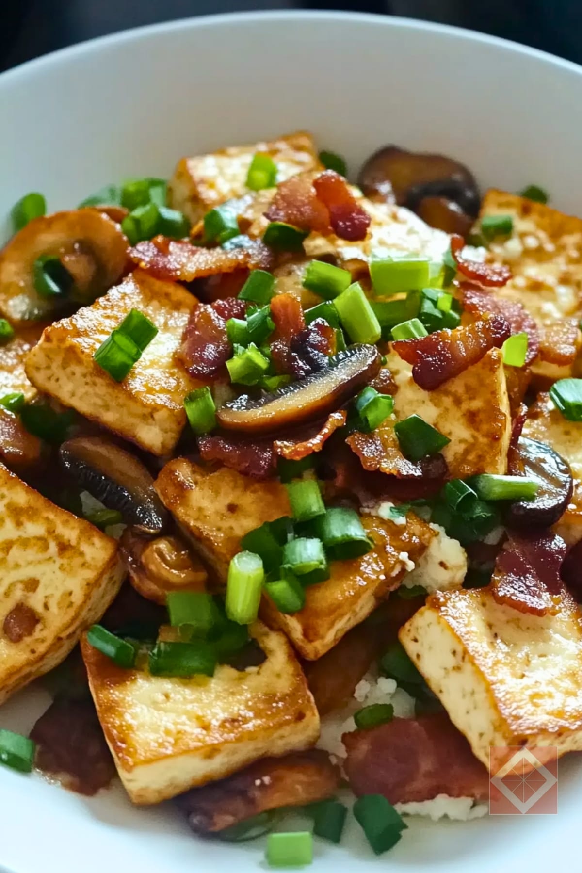 20-Minute Tofu & Bacon Dinner Recipe You'll Love 5 20-Minute Tofu & Bacon Dinner Recipe You'll Love - Tofu Bacon Dinner pin 2 midia