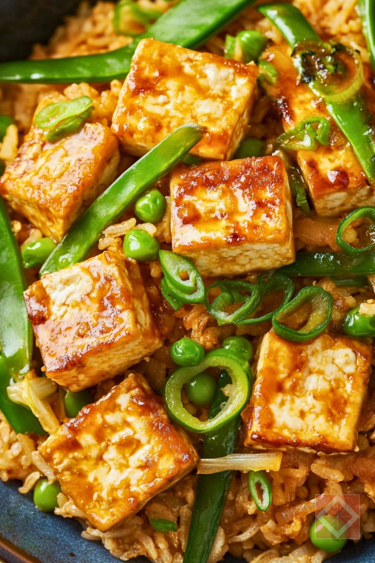 Light & Flavorful Tofu Fried Rice with Snap Peas 3 Light & Flavorful Tofu Fried Rice with Snap Peas - Tofu Fried Rice pin 1 midia