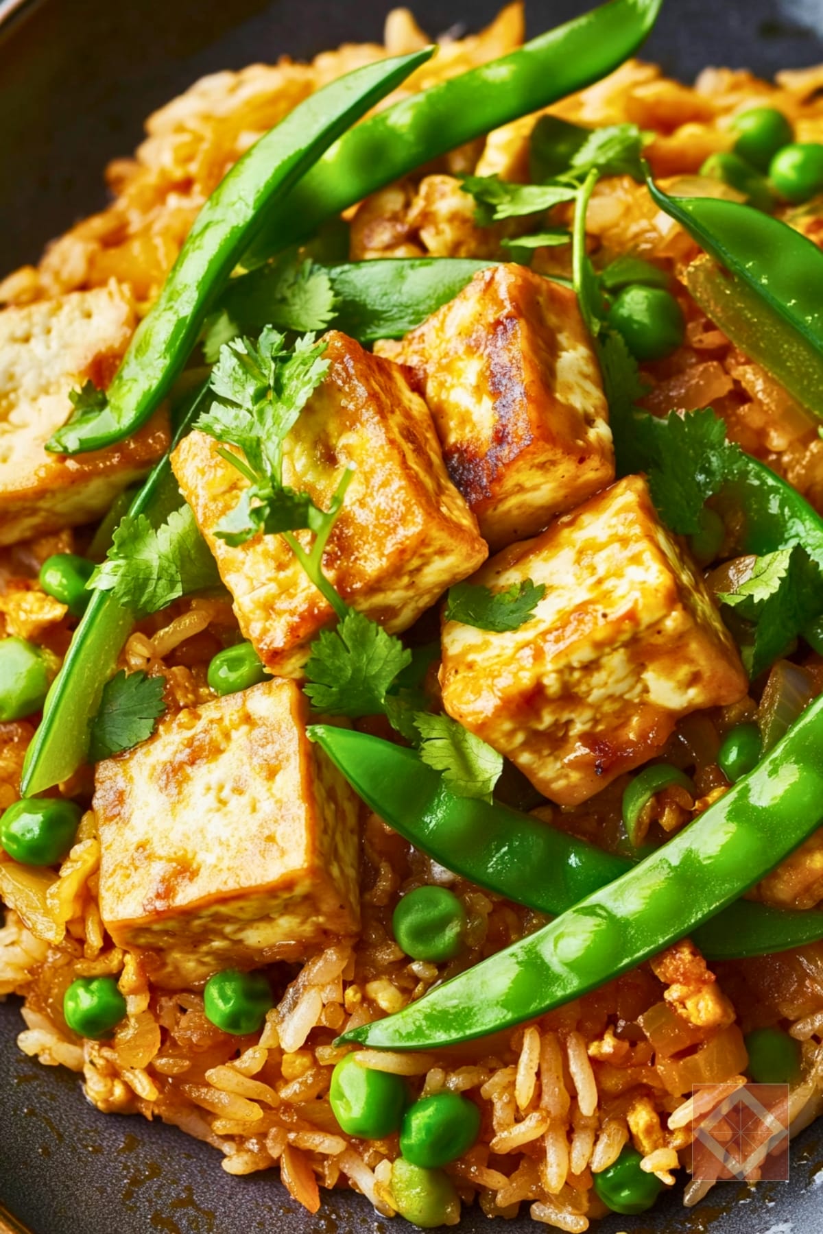 Light & Flavorful Tofu Fried Rice with Snap Peas 4 Light & Flavorful Tofu Fried Rice with Snap Peas - Tofu Fried Rice pin 2 midia