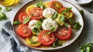 This 5-Minute Tomato Trick Makes Burrata Salad Taste Like Magic 1 This 5-Minute Tomato Trick Makes Burrata Salad Taste Like Magic - Tomato Burrata Salad midia