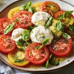 This 5-Minute Tomato Trick Makes Burrata Salad Taste Like Magic 6 This 5-Minute Tomato Trick Makes Burrata Salad Taste Like Magic - Tomato Burrata Salad midia