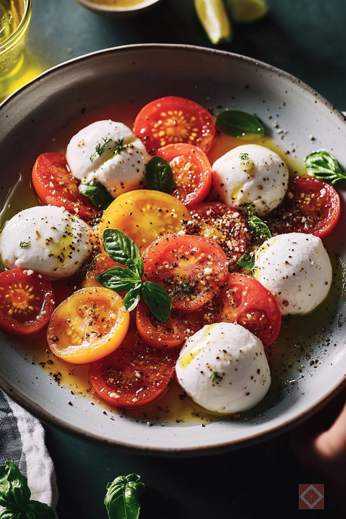 This 5-Minute Tomato Trick Makes Burrata Salad Taste Like Magic 5 This 5-Minute Tomato Trick Makes Burrata Salad Taste Like Magic - Tomato Burrata Salad pin 3 midia