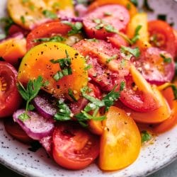 The Best Tomato Salad Recipe for Dinner 4 The Best Tomato Salad Recipe for Dinner - Tomato Salad midia