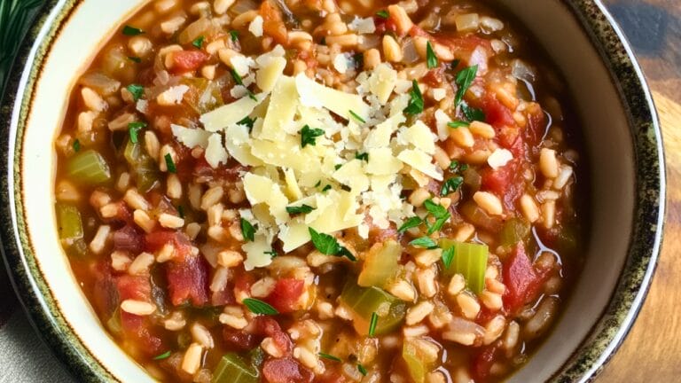 Warm Up with This Tomato & Farro Soup Recipe 8 Warm Up with This Tomato & Farro Soup Recipe - Tomato and Farro Soup midia