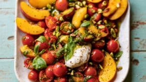 Fresh & Healthy: Tomato & Nectarine Salad Recipe - Tomato and Nectarine Salad midia