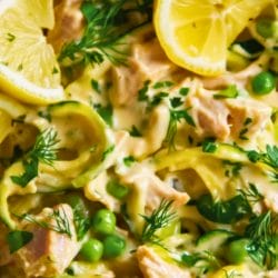 Protein-Packed Tuna Zoodle Bake with a Healthy Sauce 5 Protein-Packed Tuna Zoodle Bake with a Healthy Sauce - Tuna Zoodle Casserole with Lemon Cashew Alfredo midia