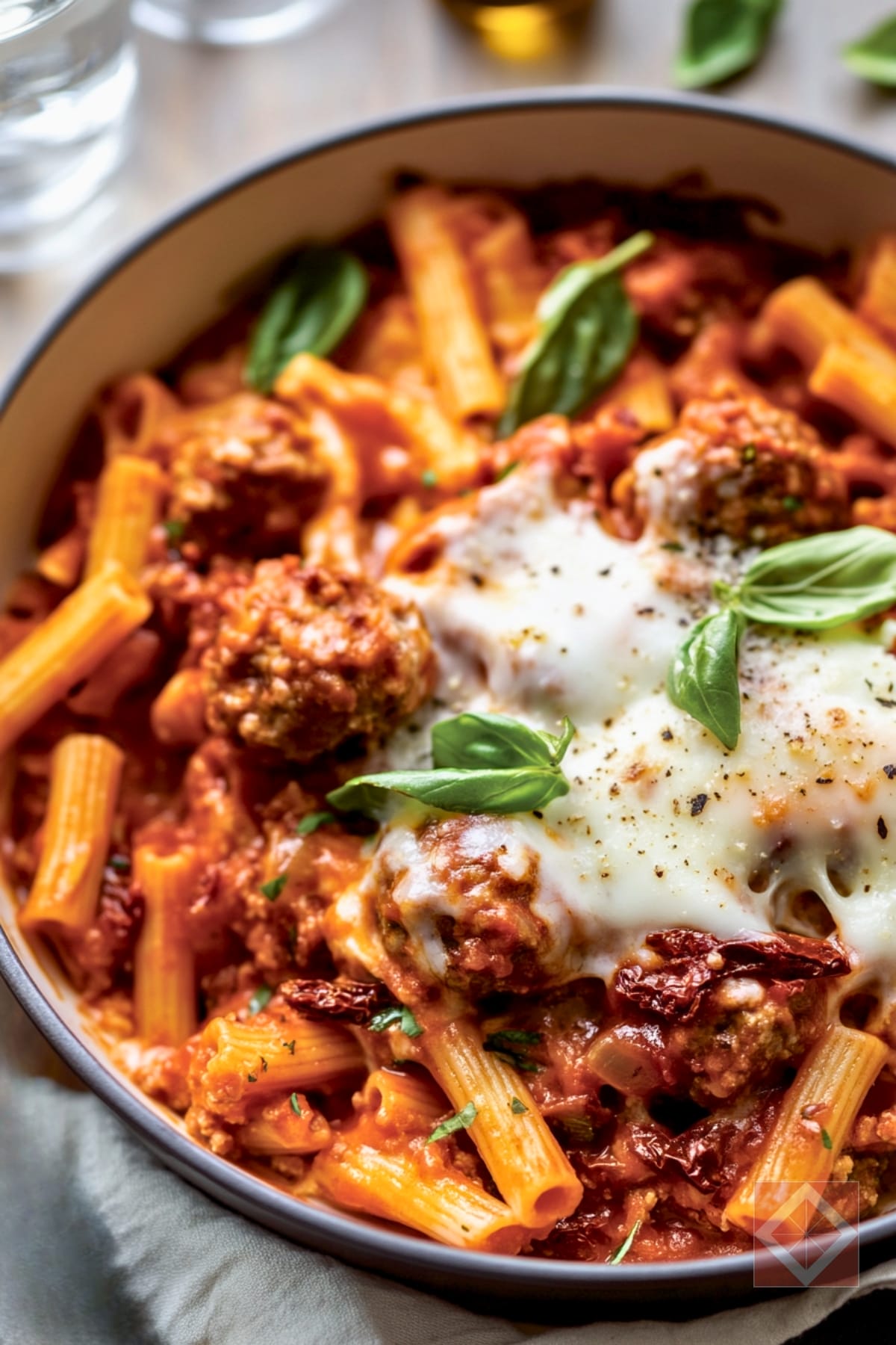 Family-Friendly Turkey Meatball Bake with Mediterranean Touch 3 Family-Friendly Turkey Meatball Bake with Mediterranean Touch - Turkey Meatball pin 2 midia