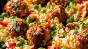 Simple Turkey Meatballs with Coconut Rice One-Pot Recipe Meal Idea 1 Simple Turkey Meatballs with Coconut Rice One-Pot Recipe Meal Idea - Turkey Meatballs with Coconut Rice midia