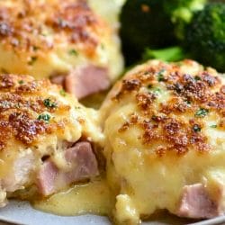 Easy Unstuffed Ham & Cheese Chicken with Roasted Broccoli One-Pot Recipe 6 Easy Unstuffed Ham & Cheese Chicken with Roasted Broccoli One-Pot Recipe - Unstuffed Ham and Cheese Chicken with Roasted Broccoli midia