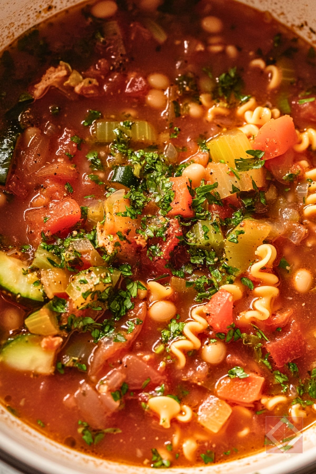 Fight Inflammation with This Flavorful Vegan Soup Recipe 3 Fight Inflammation with This Flavorful Vegan Soup Recipe - Vegan Minestrone with Herb Oil pin 2 midia