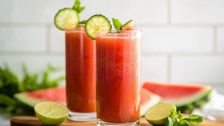 Easy Watermelon Gazpacho Juicing Recipe to Stay Cool 8 Easy Watermelon Gazpacho Juicing Recipe to Stay Cool - Watermelon Gazpacho Juice midia