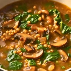 Easy Wheat Berry & Wild Mushroom Stew One-Pot Recipe for Vegans 4 Easy Wheat Berry & Wild Mushroom Stew One-Pot Recipe for Vegans - Wheat Berry and Wild Mushroom Stew One Pot midia