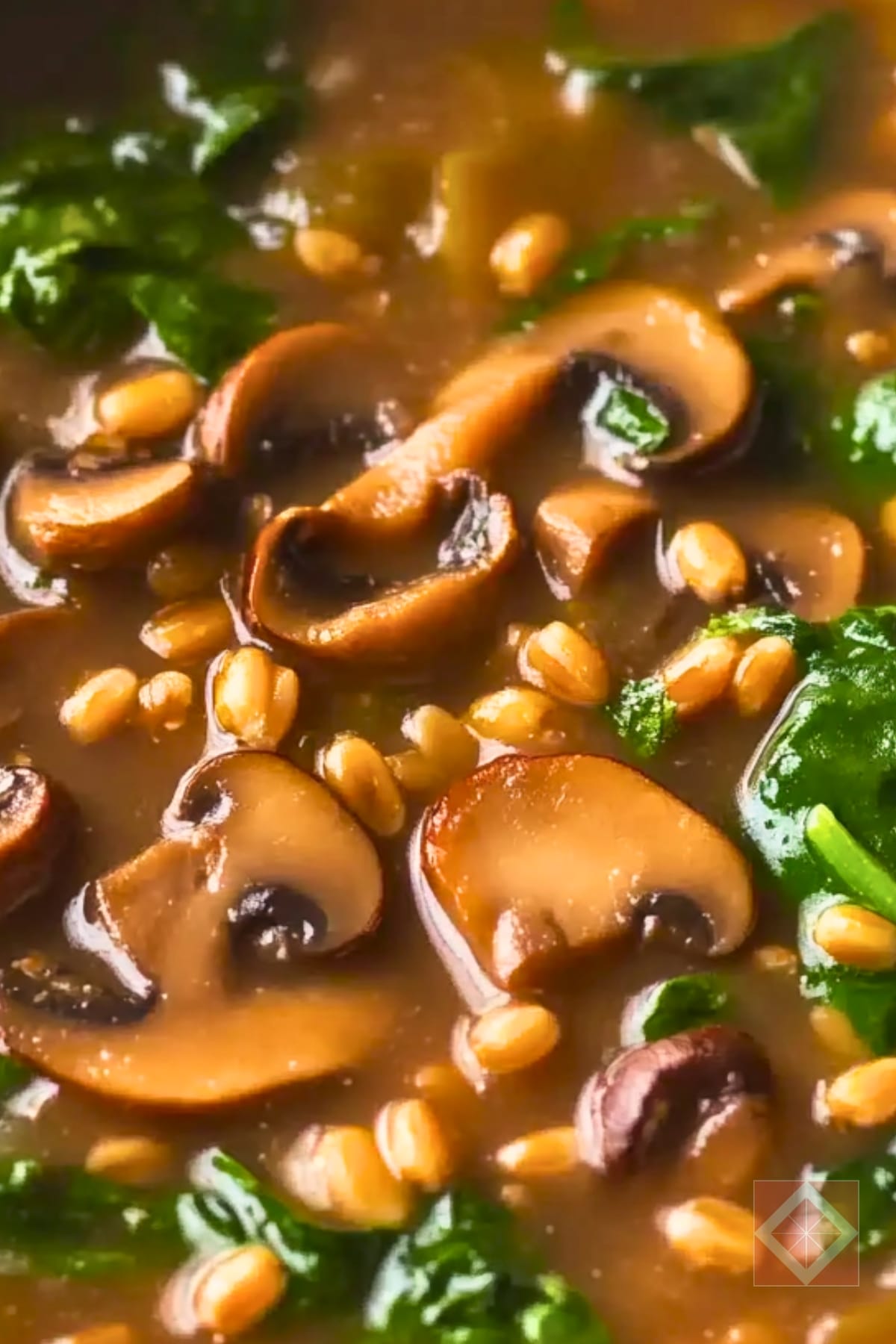 Easy Wheat Berry & Wild Mushroom Stew One-Pot Recipe for Vegans 2 Easy Wheat Berry & Wild Mushroom Stew One-Pot Recipe for Vegans - Wheat Berry and Wild Mushroom Stew One Pot pin 1 midia