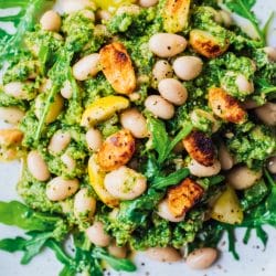 Quick & Healthy Warm White Bean Salad Recipe 5 Quick & Healthy Warm White Bean Salad Recipe - White Bean Salad midia