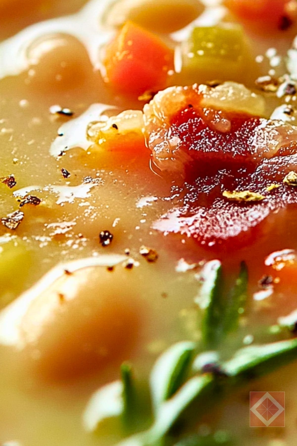 Easy White Bean Soup with Pancetta & Rosemary One Pot Recipe 3 Easy White Bean Soup with Pancetta & Rosemary One Pot Recipe - White Bean Soup with Pancetta and Rosemary pin 2 midia