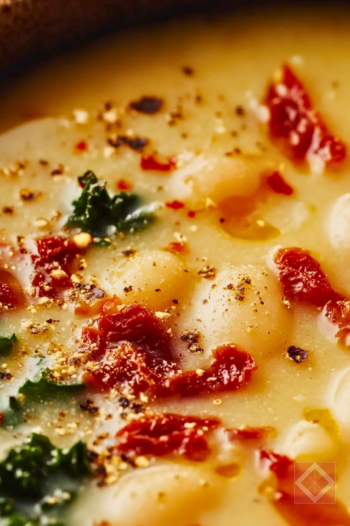 Easy White Bean Soup with Sun-Dried Tomatoes & Kale One Pot Recipe 4 Easy White Bean Soup with Sun-Dried Tomatoes & Kale One Pot Recipe - White Bean Soup with Sun Dried Tomatoes and Kale pin 2 midia 1