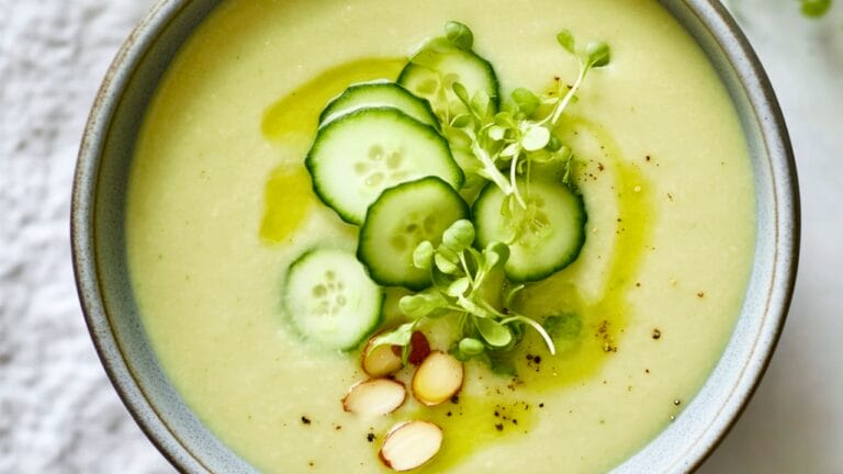 How to Make Deliciously Creamy White Gazpacho 9 How to Make Deliciously Creamy White Gazpacho - White Gazpacho midia
