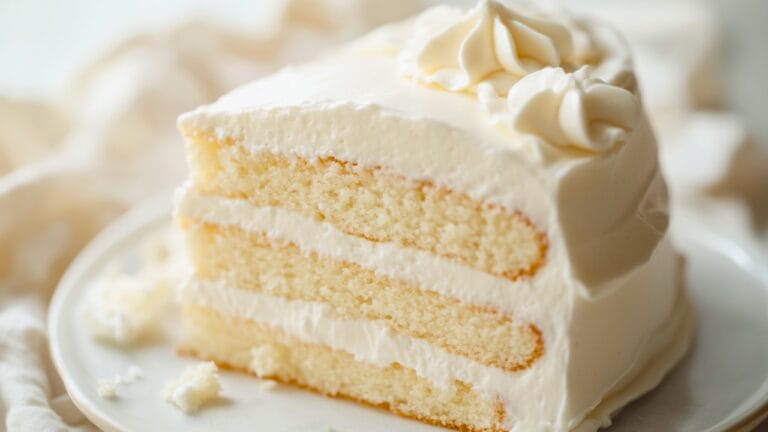 Indulgent Layers of White Mountain Cake Delight 9 Indulgent Layers of White Mountain Cake Delight - White Mountain Layer Cake with Marshmallow Buttercream midia