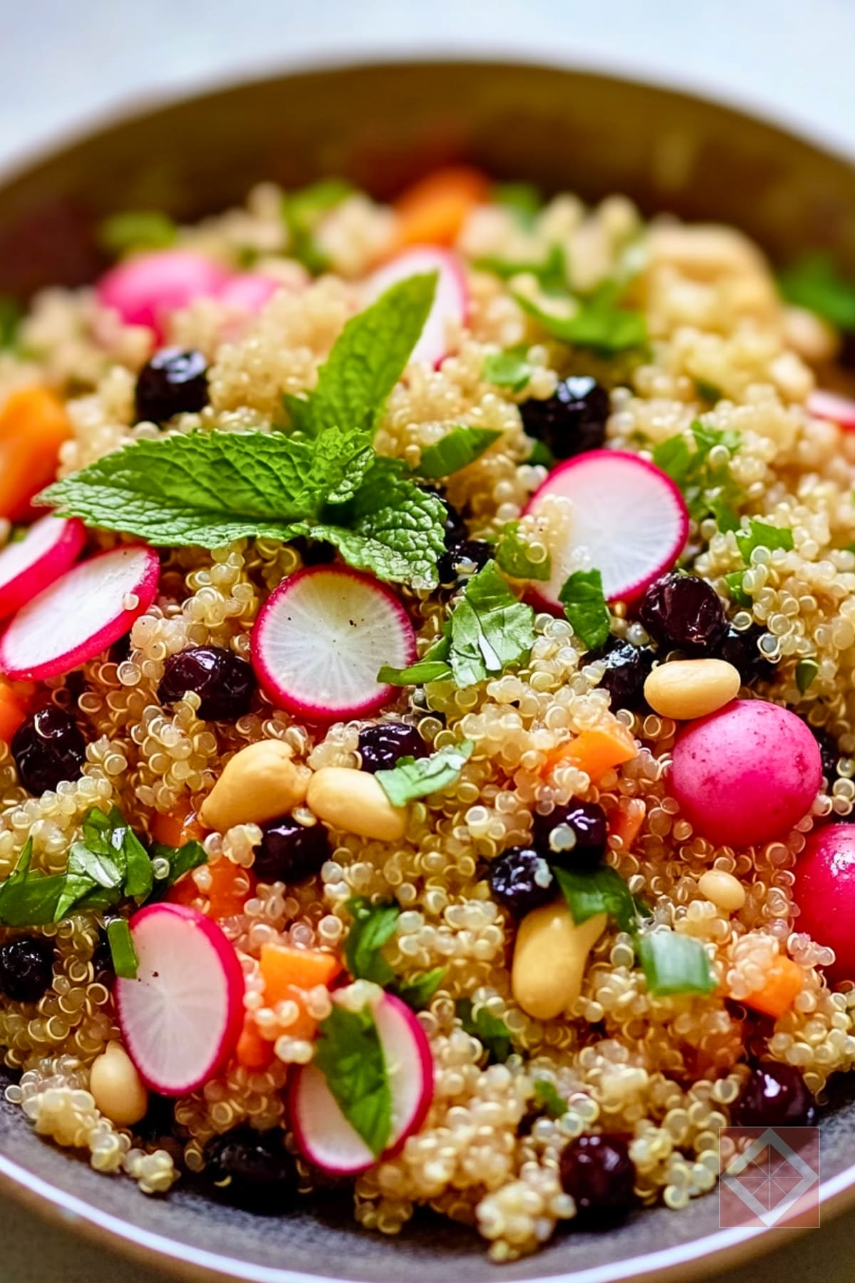 Wholesome Quinoa Salad with Fresh Herbs & Veggies 5 Wholesome Quinoa Salad with Fresh Herbs & Veggies - Wholesome Quinoa Salad pin 3 midia