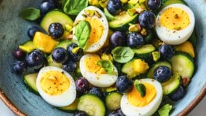 This Zucchini & Blueberry Breakfast Salad Breaks All Rules 1 This Zucchini & Blueberry Breakfast Salad Breaks All Rules - Zucchini and Blueberry Breakfast Salad midia