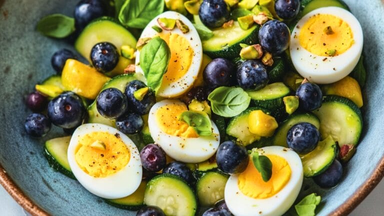 This Zucchini & Blueberry Breakfast Salad Breaks All Rules 5 This Zucchini & Blueberry Breakfast Salad Breaks All Rules - Zucchini and Blueberry Breakfast Salad midia