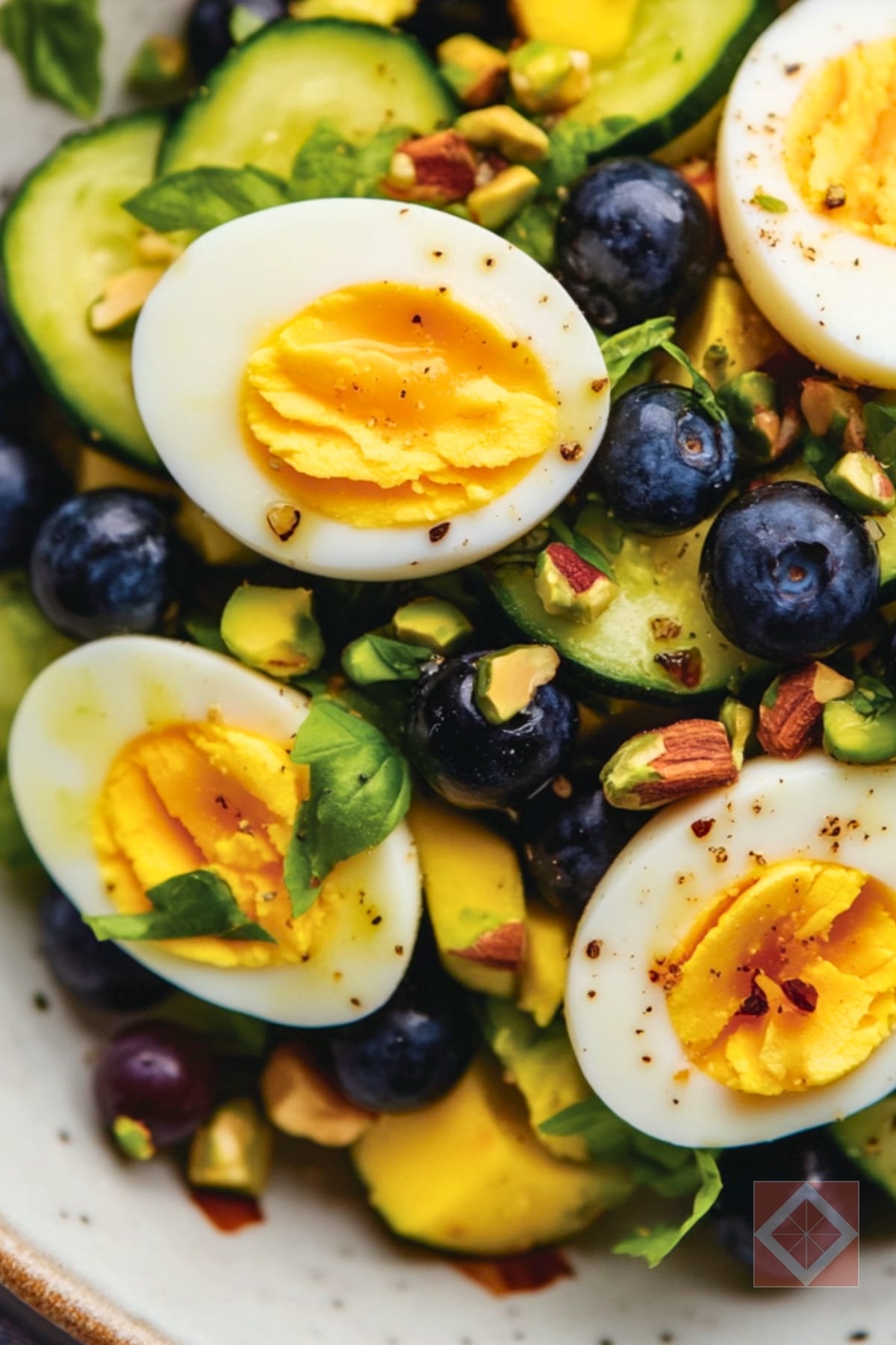 14 Nourishing Breakfast Ideas That’ll Actually Keep You Full Until Lunch 10 14 Nourishing Breakfast Ideas That’ll Actually Keep You Full Until Lunch - Zucchini and Blueberry Breakfast Salad pin 1 midia