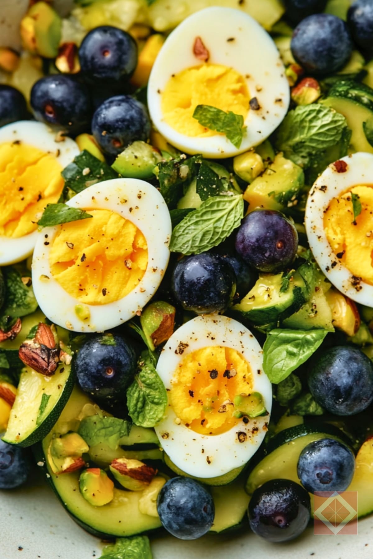 This Zucchini & Blueberry Breakfast Salad Breaks All Rules 4 This Zucchini & Blueberry Breakfast Salad Breaks All Rules - Zucchini and Blueberry Breakfast Salad pin 2 midia