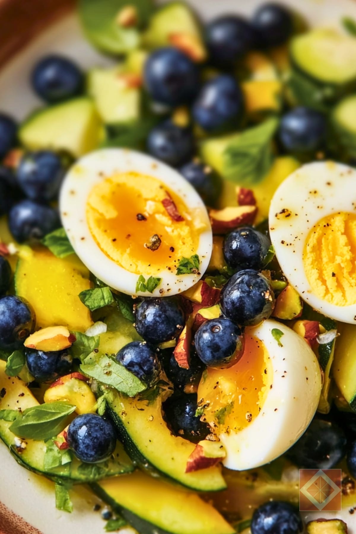 This Zucchini & Blueberry Breakfast Salad Breaks All Rules 5 This Zucchini & Blueberry Breakfast Salad Breaks All Rules - Zucchini and Blueberry Breakfast Salad pin 3 midia