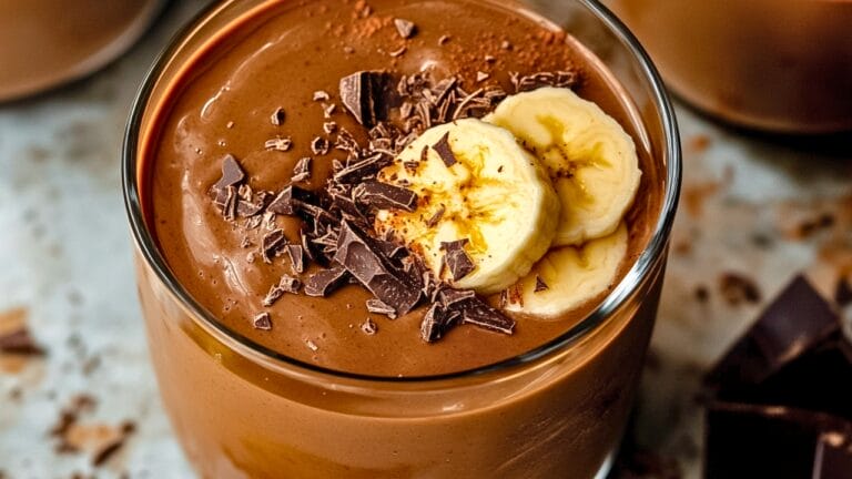 DASH Diet Chocolate Banana Smoothie with Almond Butter 8 DASH Diet Chocolate Banana Smoothie with Almond Butter - Almond Butter Banana Chocolate Smoothie midia