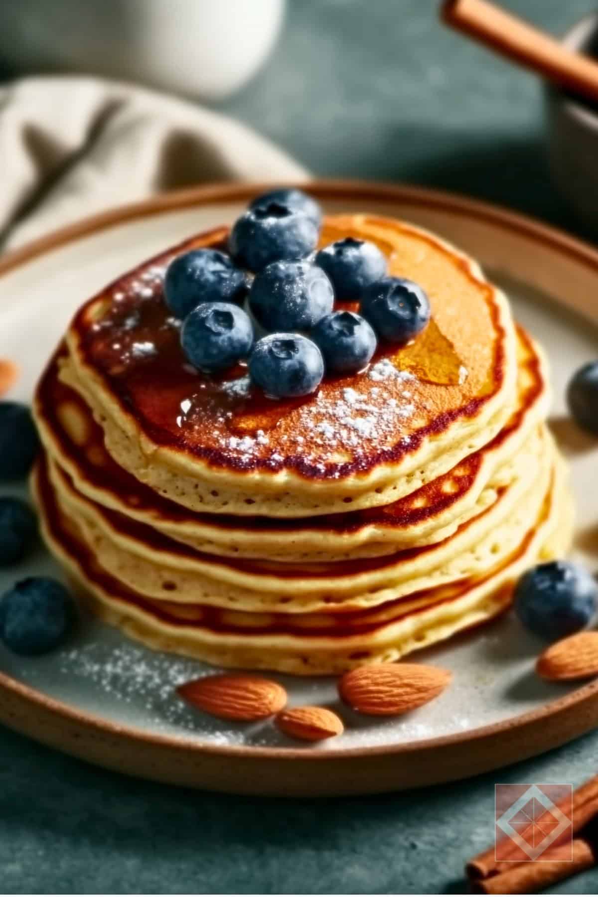 Easy Almond Flour Pancakes for a Low-Carb Morning Boost 3 Easy Almond Flour Pancakes for a Low-Carb Morning Boost - Almond Flour Pancakes pin 1 midia