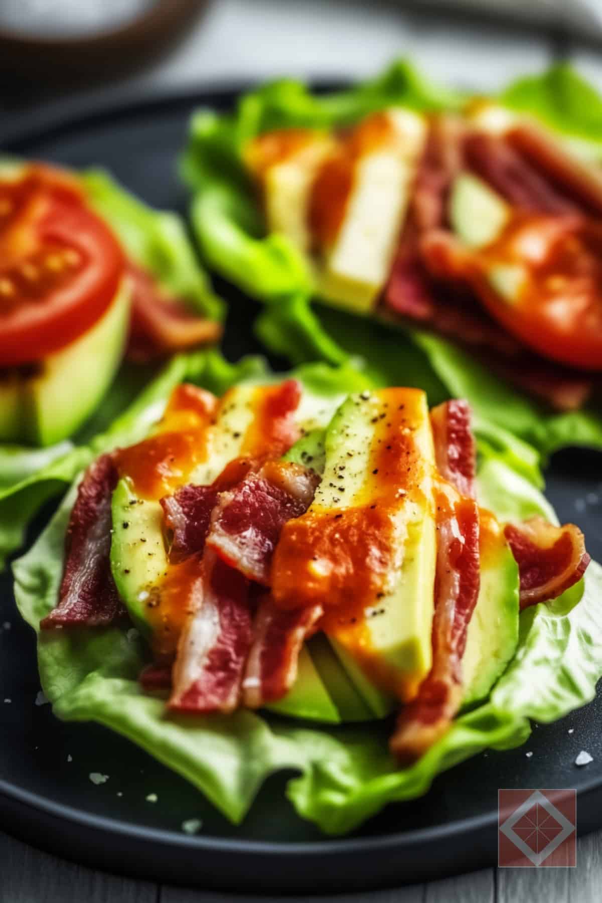 Low-Carb BLT Lettuce Wraps You’ll Want Every Day 3 Low-Carb BLT Lettuce Wraps You’ll Want Every Day - BLT Lettuce Wraps pin 1 midia 1