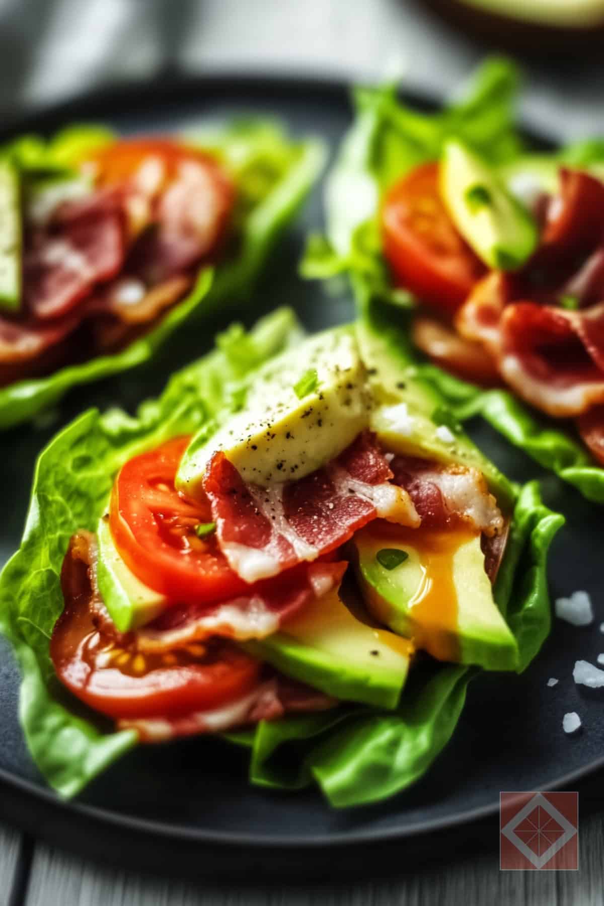 Low-Carb BLT Lettuce Wraps You’ll Want Every Day 4 Low-Carb BLT Lettuce Wraps You’ll Want Every Day - BLT Lettuce Wraps pin 2 midia 2