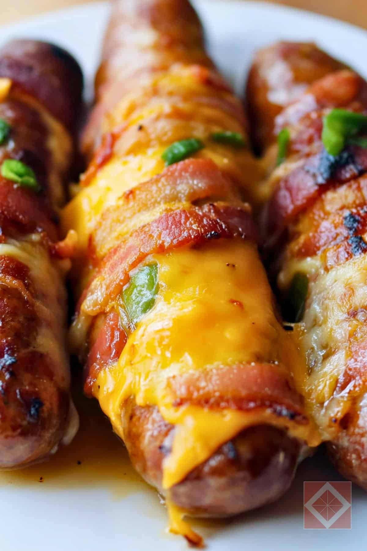 Bacon Wrapped Keto Brats with Melty Cheddar 4 Bacon Wrapped Keto Brats with Melty Cheddar - Bacon Wrapped Keto Brats with Melty Cheddar pin 2 midia