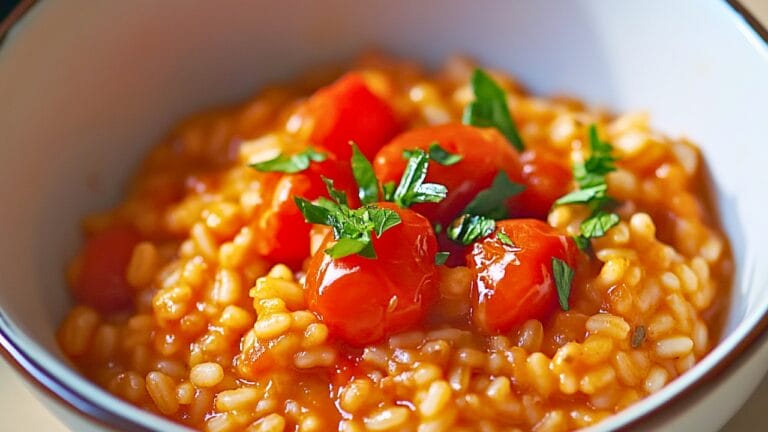Low-Sodium Tomato Barley Risotto for a DASH Meal 2 Low-Sodium Tomato Barley Risotto for a DASH Meal - Barley Risotto with Tomatoes midia