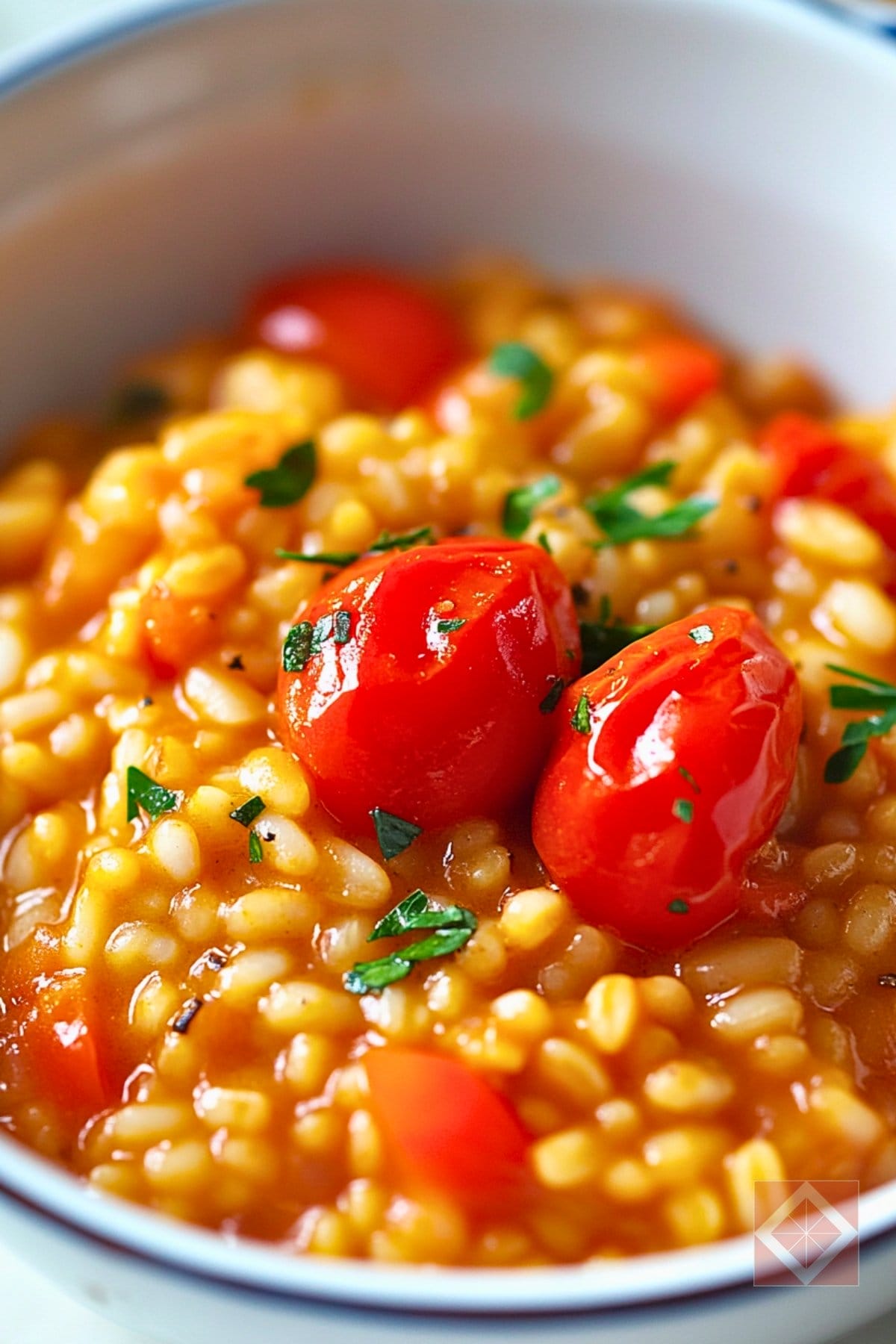 Low-Sodium Tomato Barley Risotto for a DASH Meal 3 Low-Sodium Tomato Barley Risotto for a DASH Meal - Barley Risotto with Tomatoes pin 2 midia