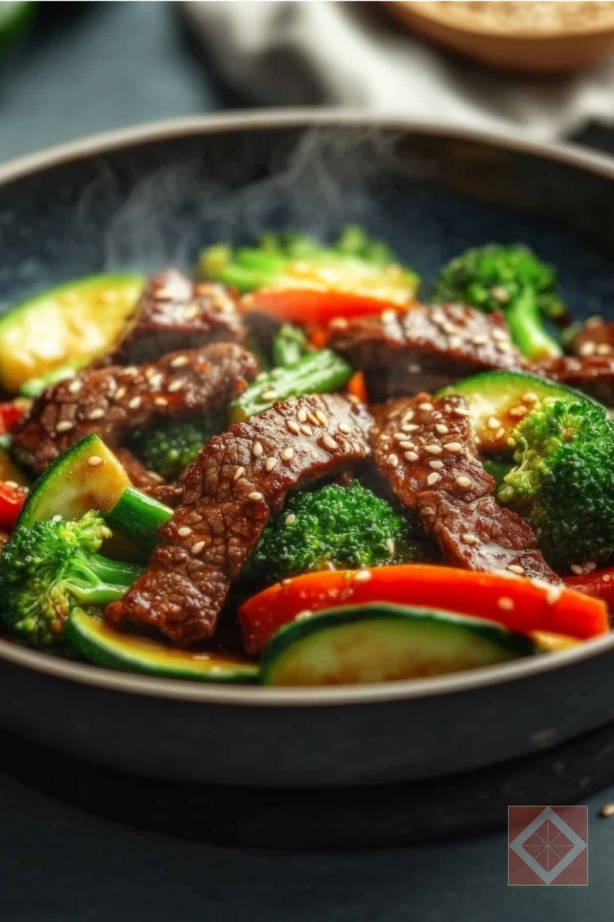Quick & Flavorful Beef & Veggie Stir-Fry 3 Quick & Flavorful Beef & Veggie Stir-Fry - Beef Veggie Stir Fry pin 1 midia 1