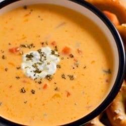Creamy Beer Cheese Soup in 45 Minutes, Thanks to Instant Pot 6 Creamy Beer Cheese Soup in 45 Minutes, Thanks to Instant Pot - Beer Cheese Soup midia