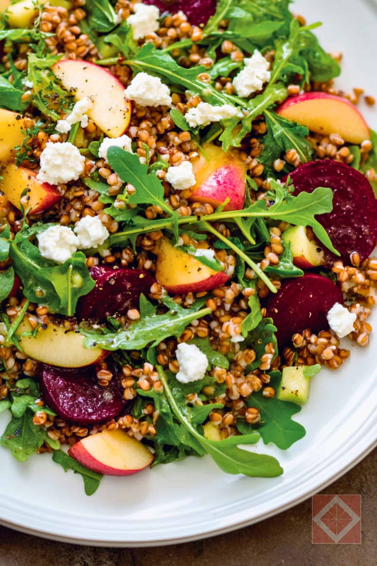 Best Beet & Wheat Berry Salad with Arugula & Apples 2 Best Beet & Wheat Berry Salad with Arugula & Apples - Beet Wheat Berry Salad with Arugula Apples pin 1 midia